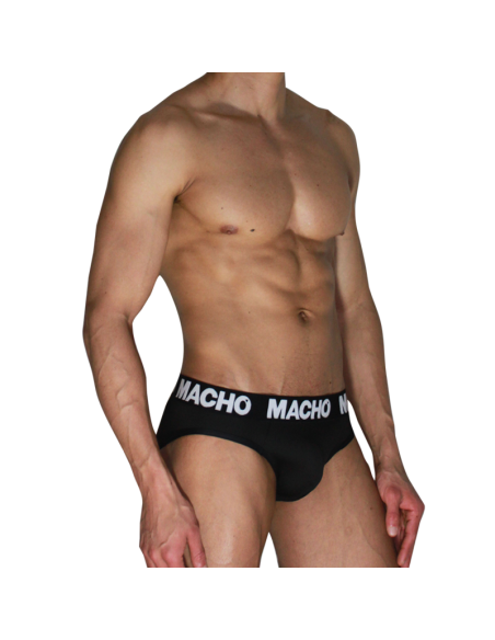 MACHO MCH007 CLASSIC SLIP BLACK BLACK S