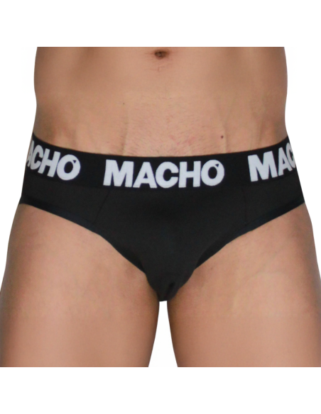 MACHO MCH007 CLASSIC SLIP BLACK BLACK S