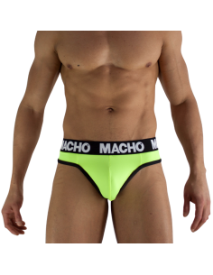 MACHO MTG001 FLUORESCENT YELLOW THONG SIZE XL 2