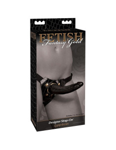 FETISH FANTASY GOLD DESIGNER STRAP ON