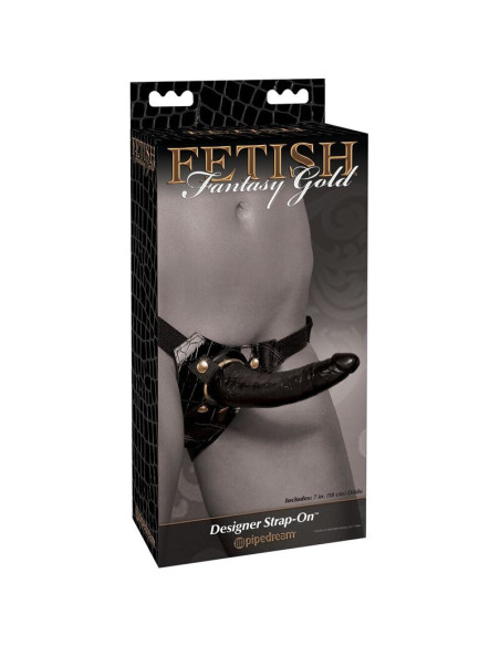 FETISH FANTASY GOLD DESIGNER STRAP ON
