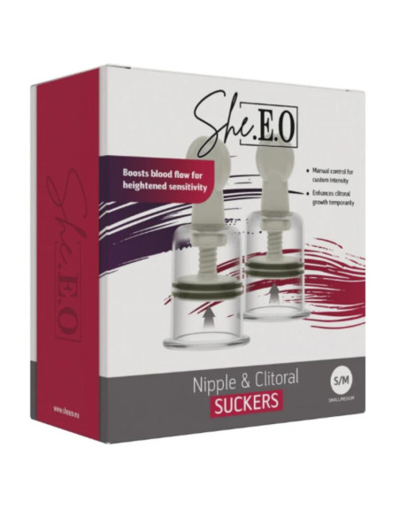 SHEEO SUCTION CUP FOR NIPPLE AND CLITORIS S M