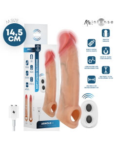 MR INTENSE ARNOLD M ULTRA REALISTIC VIBRATING PENIS SLEEVE 145 CM O 4 CM 2