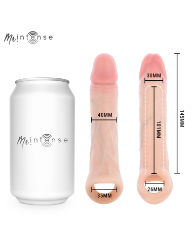 MR INTENSE ARNOLD M ULTRA REALISTIC VIBRATING PENIS SLEEVE 145 CM O 4 CM