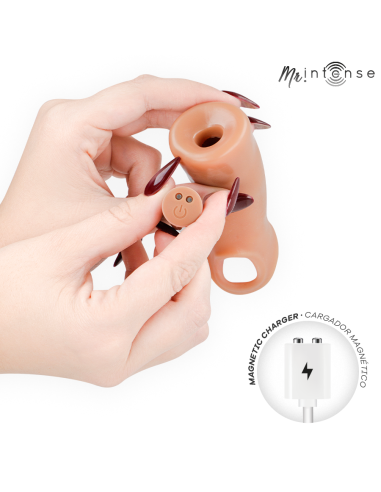 MR INTENSE ARNOLD L ULTRA REALISTIC VIBRATING PENIS SLEEVE REMOTE CONTROL 16 CM O 45 CM