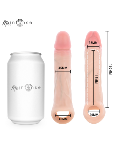 MR INTENSE ARNOLD L ULTRA REALISTIC VIBRATING PENIS SLEEVE REMOTE CONTROL 16 CM O 45 CM