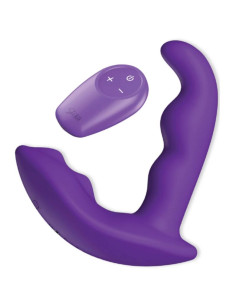 SHEEO ROTATING VIBRATING ANAL STIMULATOR WITH REMOTE CONTROL PURPLE