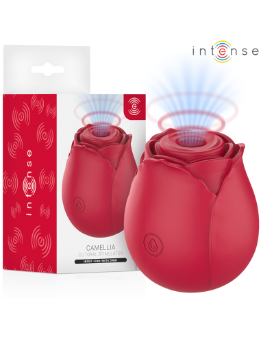 INTENSE CAMELLIA CLITORAL SUCTION ROSE BY WAVES BORDEAUX