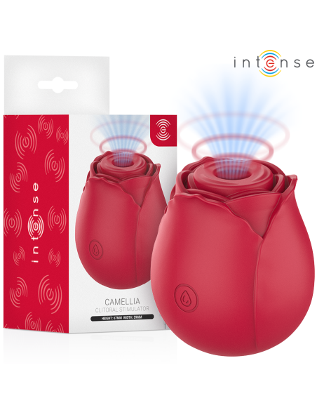 INTENSE CAMELLIA CLITORAL SUCTION ROSE BY WAVES BORDEAUX