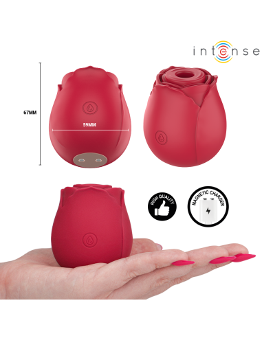INTENSE CAMELLIA CLITORAL SUCTION ROSE BY WAVES BORDEAUX
