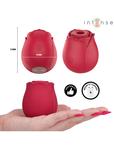 INTENSE CAMELLIA CLITORAL SUCTION ROSE BY WAVES BORDEAUX