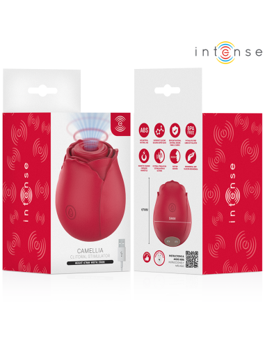 INTENSE CAMELLIA CLITORAL SUCTION ROSE BY WAVES BORDEAUX