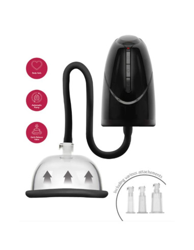 SHEEO AUTOMATIC VACUUM PUMP FOR VAGINA AND CLITORIS BLACK