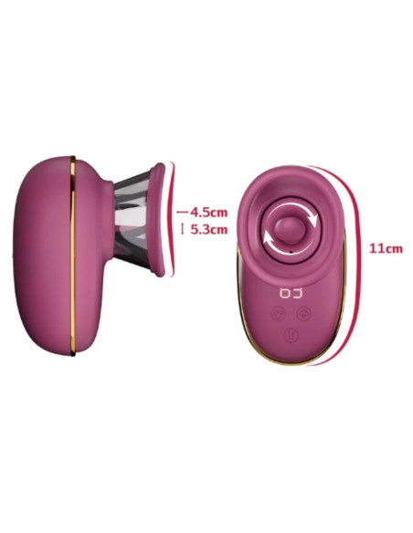 SHEEO AUTOMATIC CLITORAL STIMULATING PUMP WITH LICKING EFFECT PURPLE