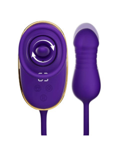 SHEEO CLITORAL SUCTION TOOL WITH LICKING EFFECT AND PURPLE ANAL STIMULATOR 2