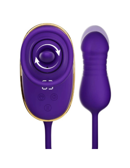 SHEEO CLITORAL SUCTION TOOL WITH LICKING EFFECT AND PURPLE ANAL STIMULATOR