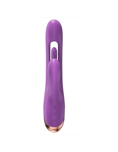SHEEO RABBIT G SPOT VIBRATOR WITH DIGITAL MOVEMENT PURPLE