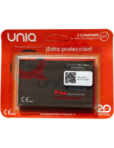 UNIQ SECURE FIT LATEX FREE CONDOMS 3 UNITS