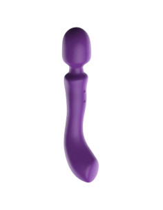 SHEEO DOUBLE ENDED VIBRATING MASSAGER WAND PURPLE 2