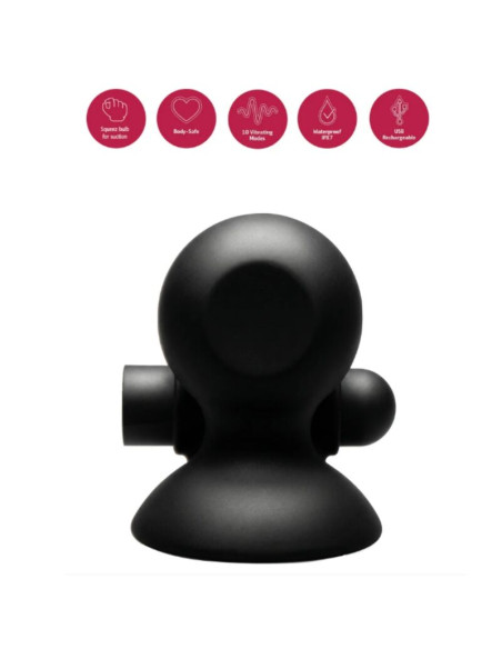 SHEEO RECHARGEABLE VIBRATING NIPPLE SUCTION GEL