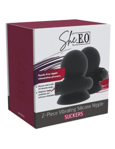 SHEEO RECHARGEABLE VIBRATING NIPPLE SUCTION GEL