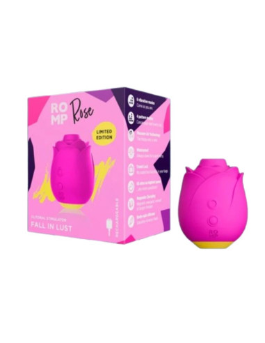 ROMP ROSE 20 CLITORAL SUCTION TOOL PINK SHAPE LIMITED EDITION