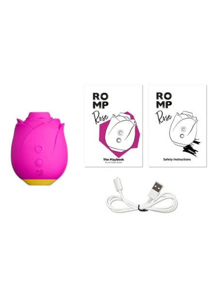 ROMP ROSE 20 CLITORAL SUCTION TOOL PINK SHAPE LIMITED EDITION