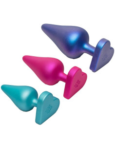 ROMP LUSTER ANAL TRAINING KIT S M L WITH HEART SHAPED BASE 2