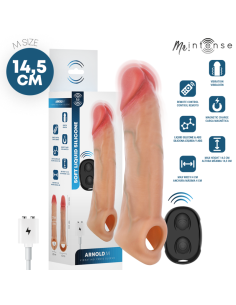 MR INTENSE ARNOLD M ULTRA REALISTIC VIBRATING PENIS SLEEVE 145 CM O 4 CM
