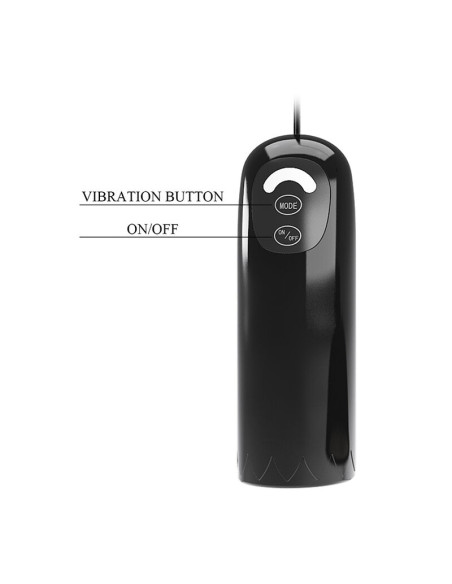 PRETTY LOVE ROTATING NIPPLE SUCTION STIMULATOR BLACK