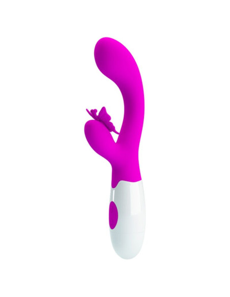 PRETTY LOVE BUTTERFLY KISS 30 FUNCTION RABBIT VIBRATOR PURPLE