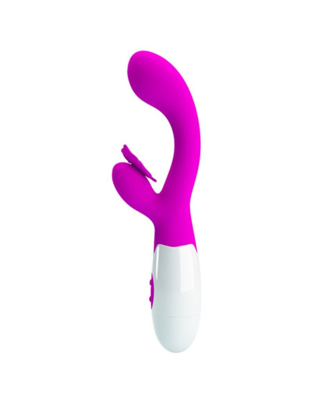 PRETTY LOVE BUTTERFLY KISS 30 FUNCTION RABBIT VIBRATOR PURPLE