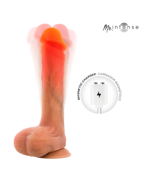 MR INTENSE BRADLEY VIBRATOR DILDO WITH HEAT EFFECT AND REMOTE CONTROL 21 CM O 42 CM
