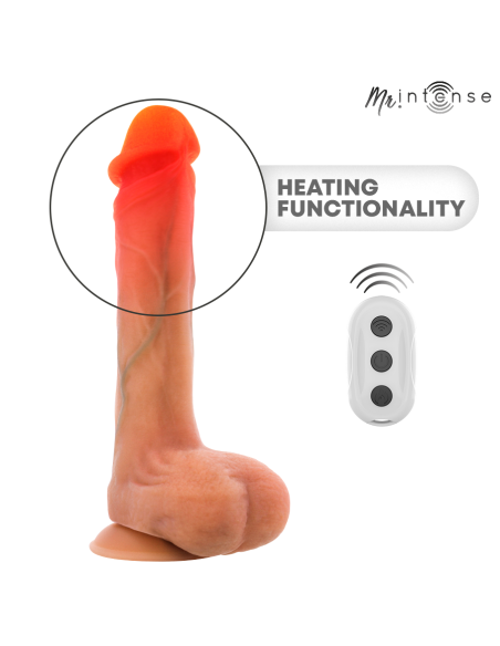 MR INTENSE BRADLEY VIBRATOR DILDO WITH HEAT EFFECT AND REMOTE CONTROL 21 CM O 42 CM