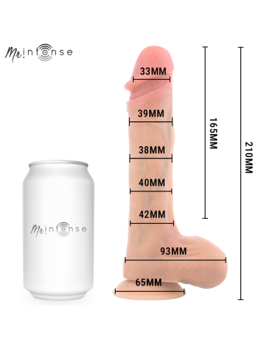 MR INTENSE BRADLEY VIBRATOR DILDO WITH HEAT EFFECT AND REMOTE CONTROL 21 CM O 42 CM