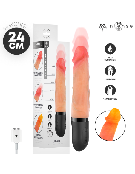 MR INTENSE JEAN UPDOWN VIBRATOR WITH HEAT EFFECT 24 CM O 38 CM