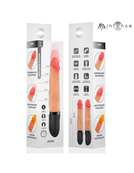 MR INTENSE JEAN UPDOWN VIBRATOR WITH HEAT EFFECT 24 CM O 38 CM