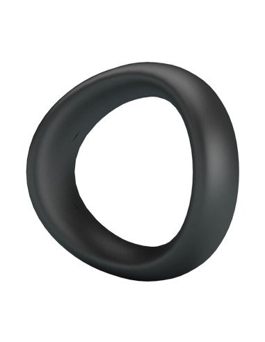 CRAZY BULL VALEN ERGONOMIC SILICONE COCK RING BLACK
