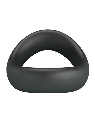 CRAZY BULL VALEN ERGONOMIC SILICONE COCK RING BLACK