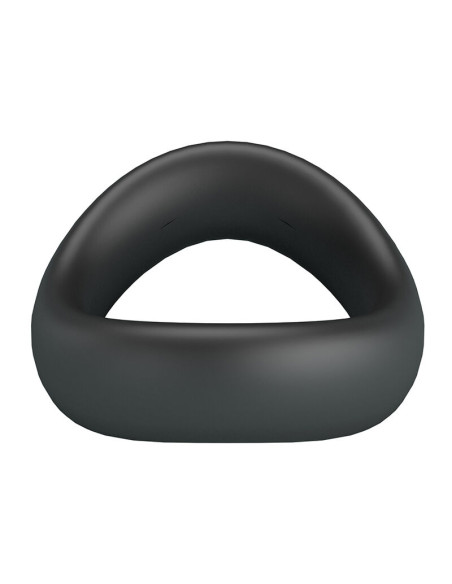 CRAZY BULL VALEN ERGONOMIC SILICONE COCK RING BLACK