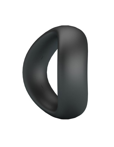 CRAZY BULL VALEN ERGONOMIC SILICONE COCK RING BLACK
