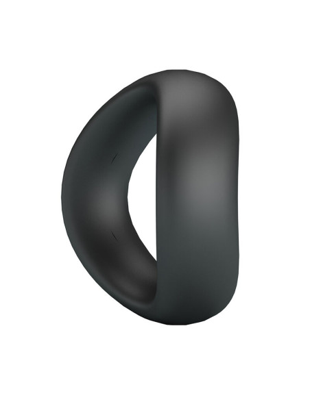 CRAZY BULL VALEN ERGONOMIC SILICONE COCK RING BLACK