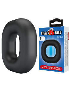 CRAZY BULL WALDEN SUPER SOFT SILICONE COCK RING BLACK 2