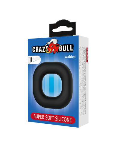 CRAZY BULL WALDEN SUPER SOFT SILICONE COCK RING BLACK