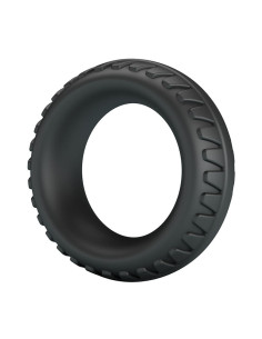 CRAZY BULL MERRITT TEXTURED SILICONE COCK RING BLACK