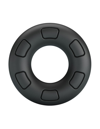 CRAZY BULL BERTRAM SUPER SOFT SILICONE COCK RING BLACK