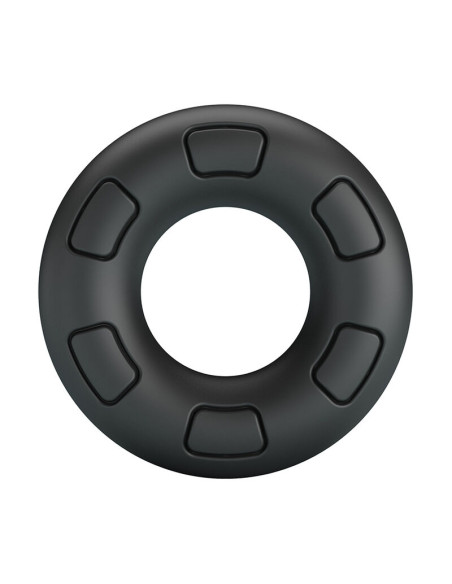 CRAZY BULL BERTRAM SUPER SOFT SILICONE COCK RING BLACK