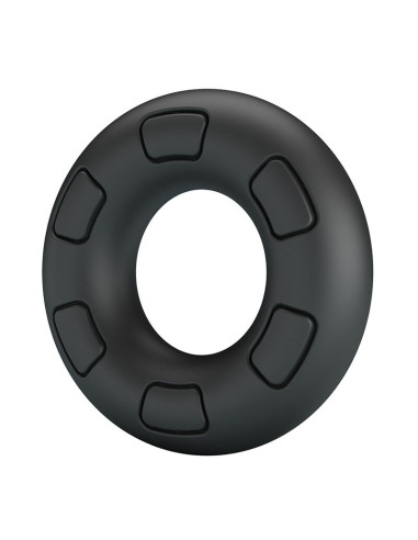 CRAZY BULL BERTRAM SUPER SOFT SILICONE COCK RING BLACK