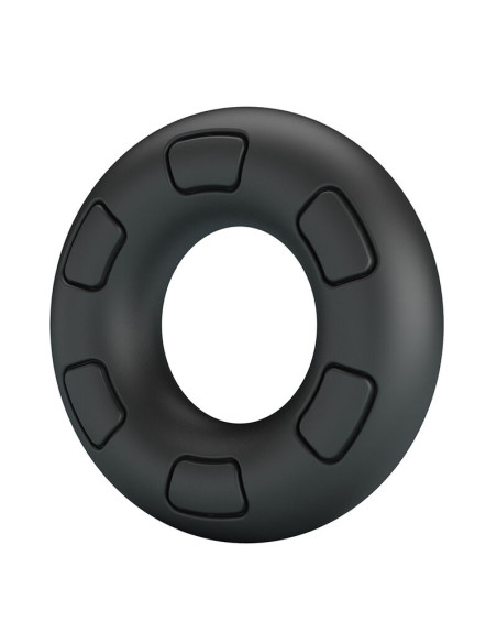 CRAZY BULL BERTRAM SUPER SOFT SILICONE COCK RING BLACK