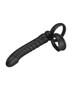 PRETTY LOVE MERRITT ANAL VIBRATOR WITH RING AND VIBRATION BLACK